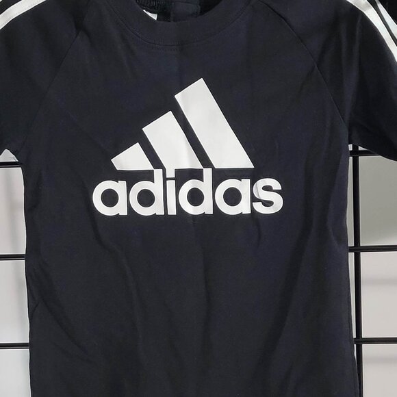 Adidas Baby Onesie - Size 9 Months - Stylish Black Athletic Outfit - Picture 5 of 11